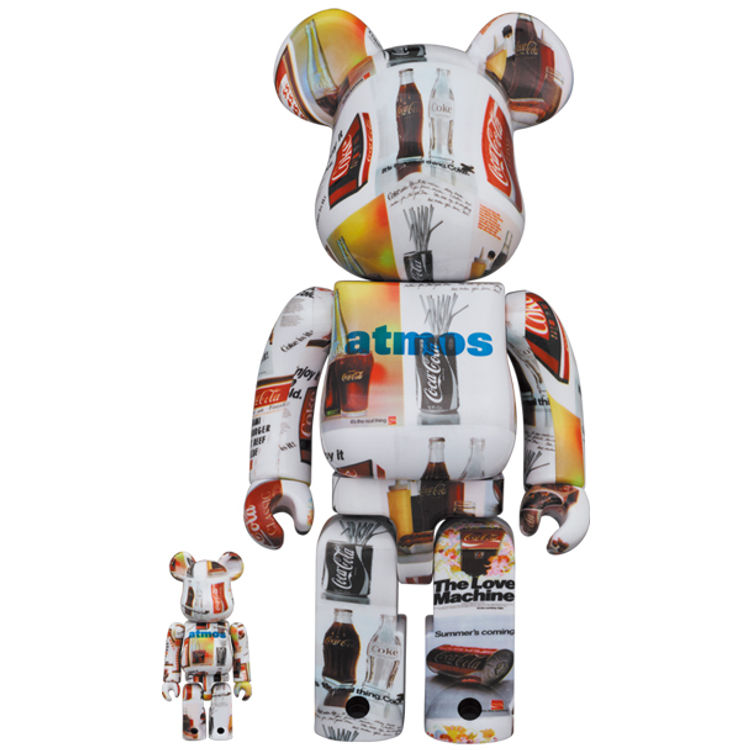 100% + 400% Atmos x Coca-Cola Type-5 Be@rbrick (Set) by Atmos