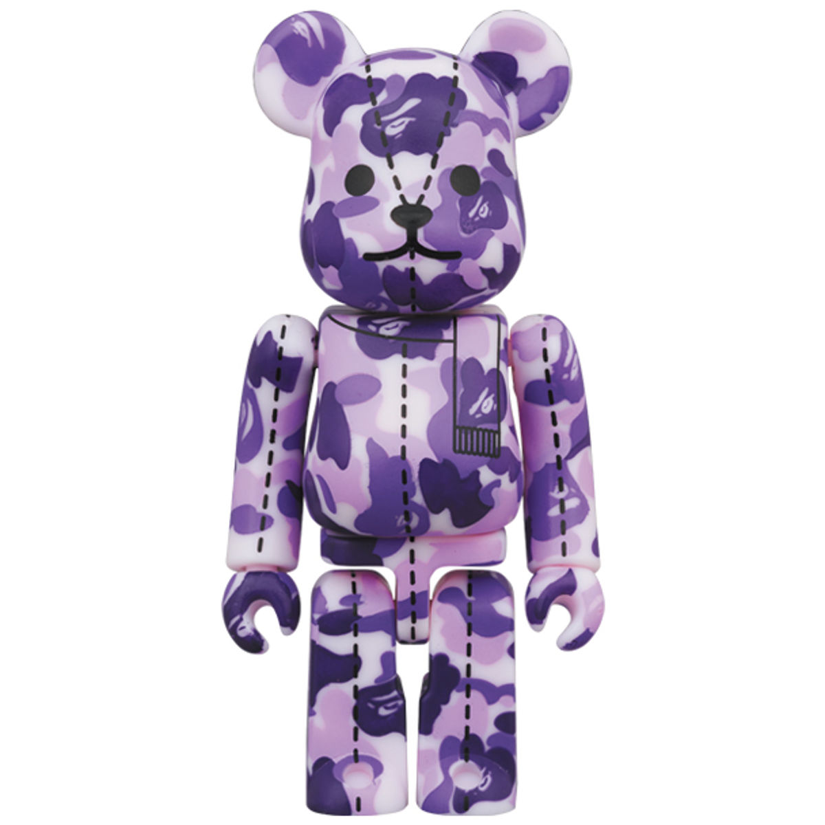 100% Mixed Camo Bearbrick #4 : A Bathing Ape 28th Anniversary
