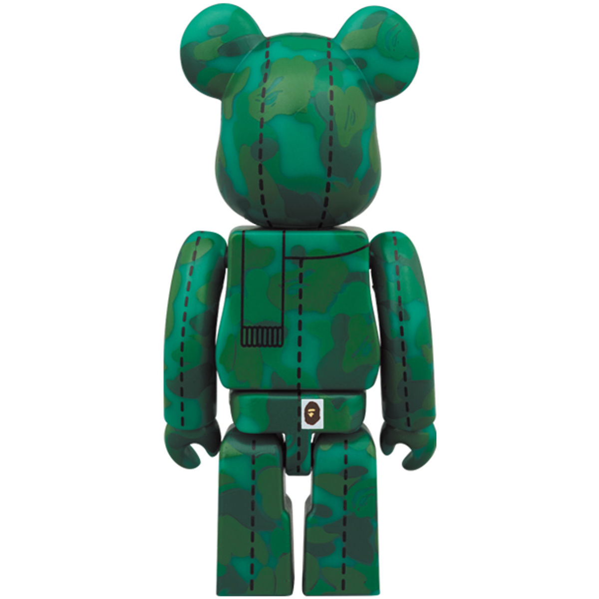 100% Mixed Camo Bearbrick #4 : A Bathing Ape 28th Anniversary