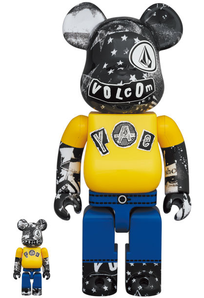 BE@RBRICK VOLCOM 1000% 30周年記念【国内正規品・美品】 100% + 400% Volcom 30th Anniversary Be@rbrick (Set) created by Volcom
