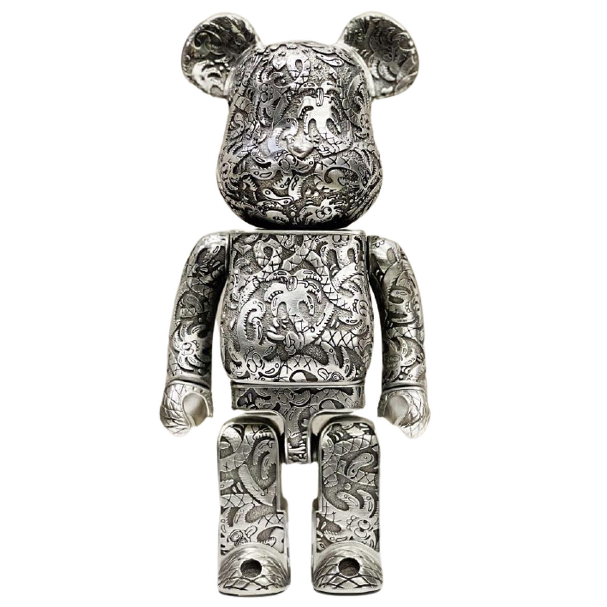 400% BLAXK Steven Harrington x Royal Selangor Bearbrick