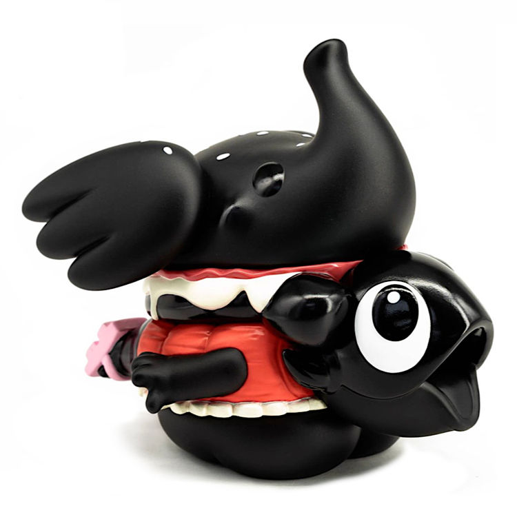 Unbox in Black : Supersize Maguro x Elfie Burger by Chino Lam