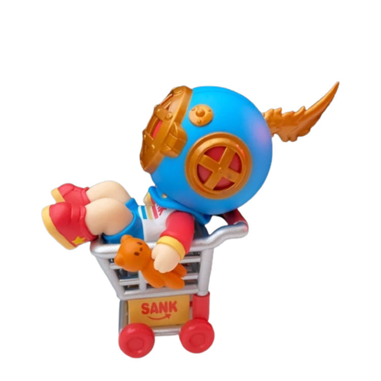 Blue Shopping Cart Sank Mini by Sank Toys (Shuan Guo)