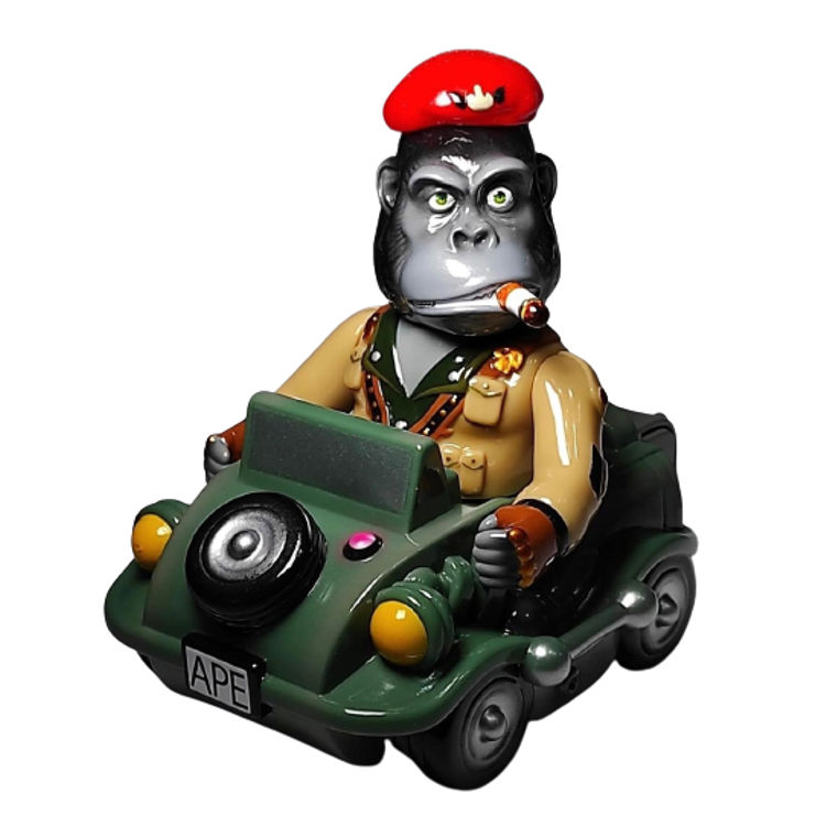High Speed Jeep with General Ape by Kaiju One