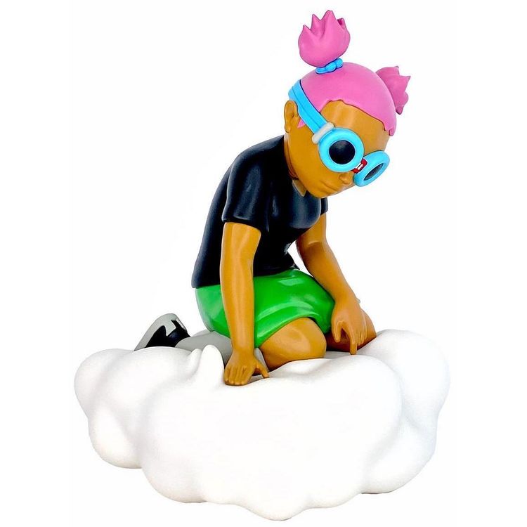 Fluorescent Lil' Momma Gaia by Hebru Brantley