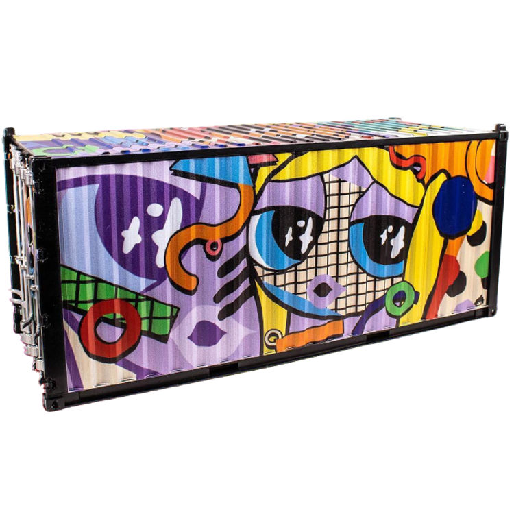 KaPOW Puff Girls Container by JCORP (Justine Wong)