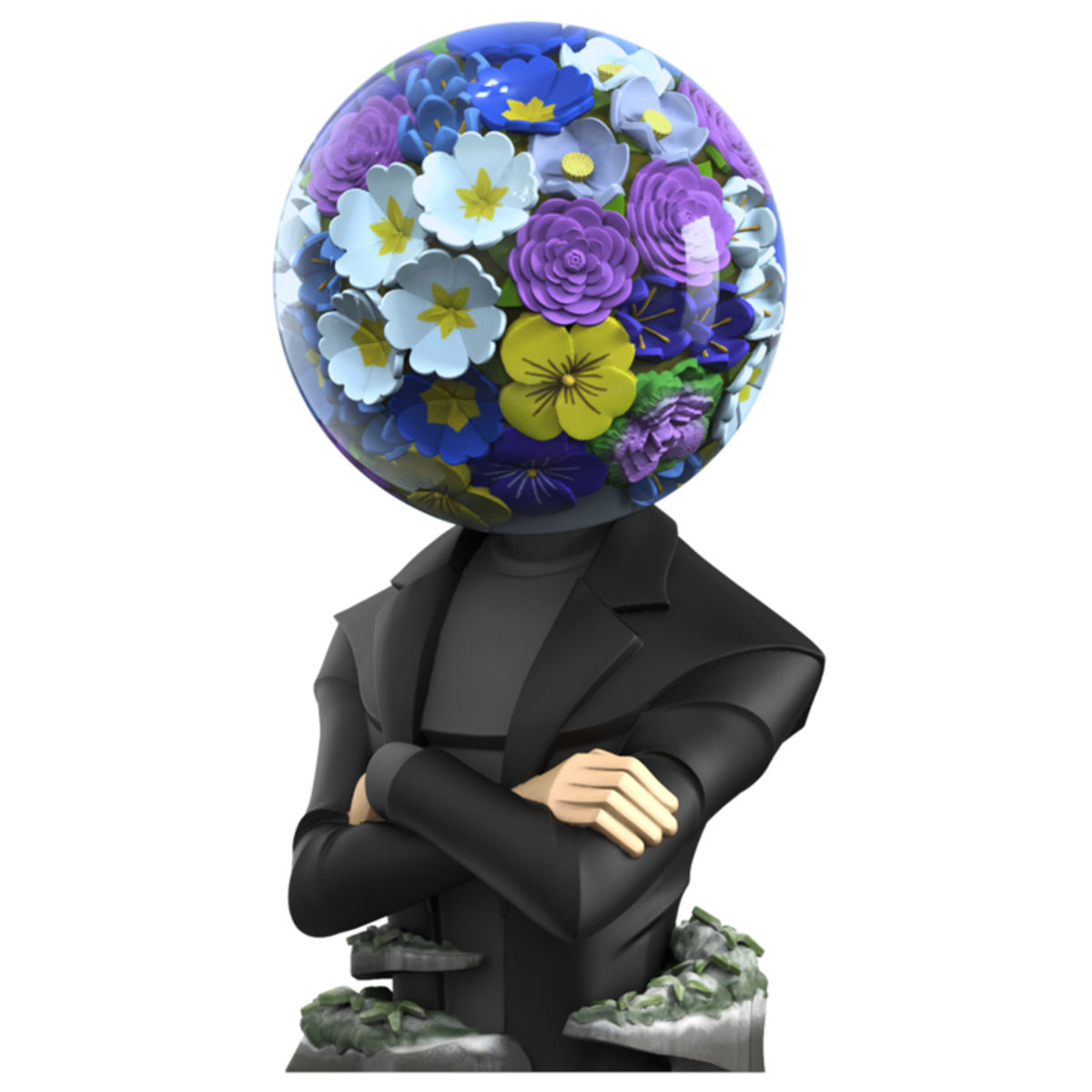 Winter Edition Flower and Man