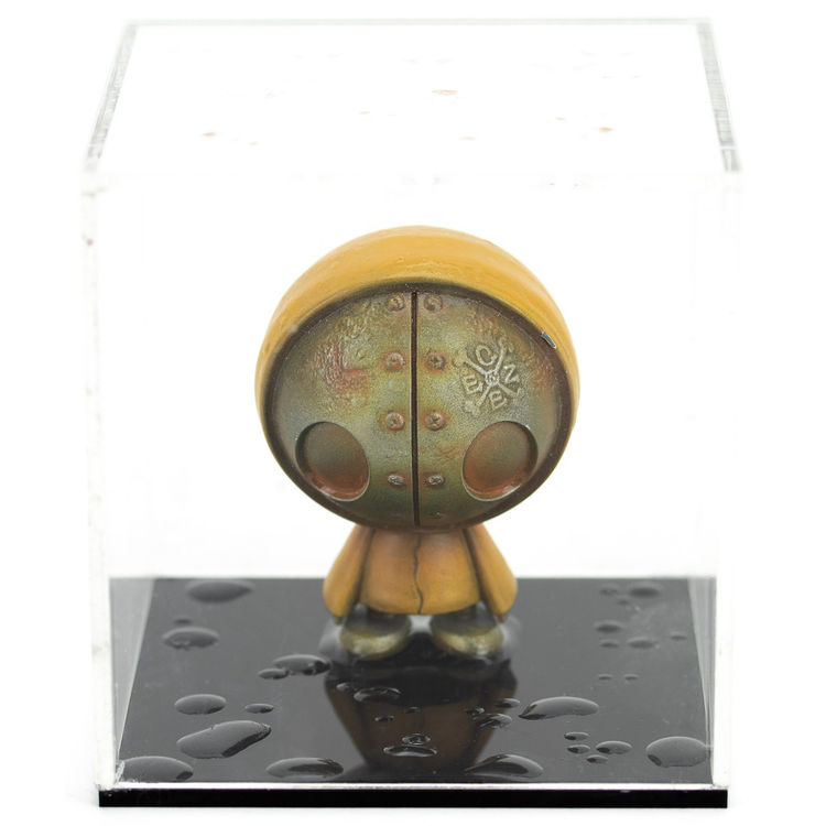 Yellow Raincoat Robot by Czee
