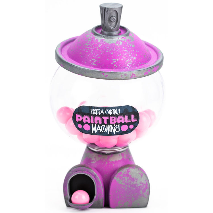 Pink Extra Crunchy Paintball Machine by Czee