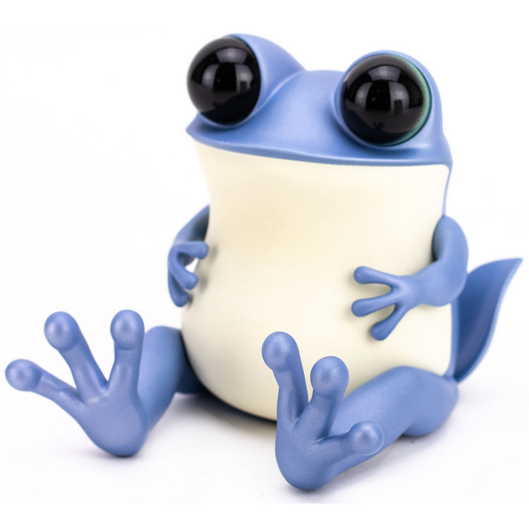 Light Blue Fat Baby APO Frog with Tail by Twelvedot (Hyunseung Rim)