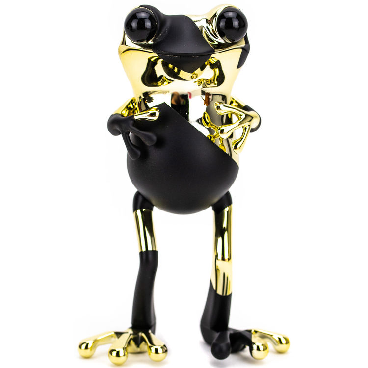 5" Black & Gold Golden Age APO Frogs by Twelvedot (Hyunseung Rim)