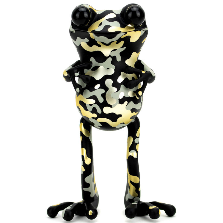 5" Black and Gold Camo Golden Age APO Frogs by Twelvedot (Hyunseung Rim)