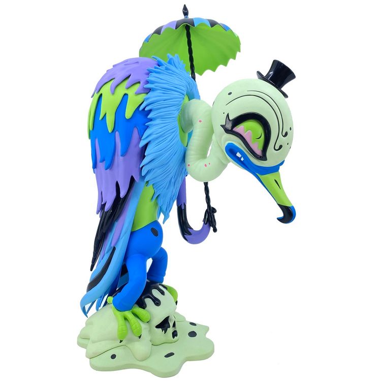 Neon Forest Vulture Macabra by Camille Rose Garcia