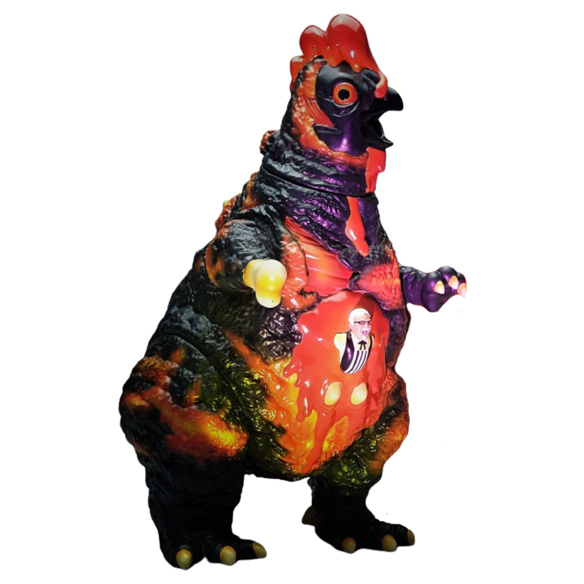 Burning ChickZilla
