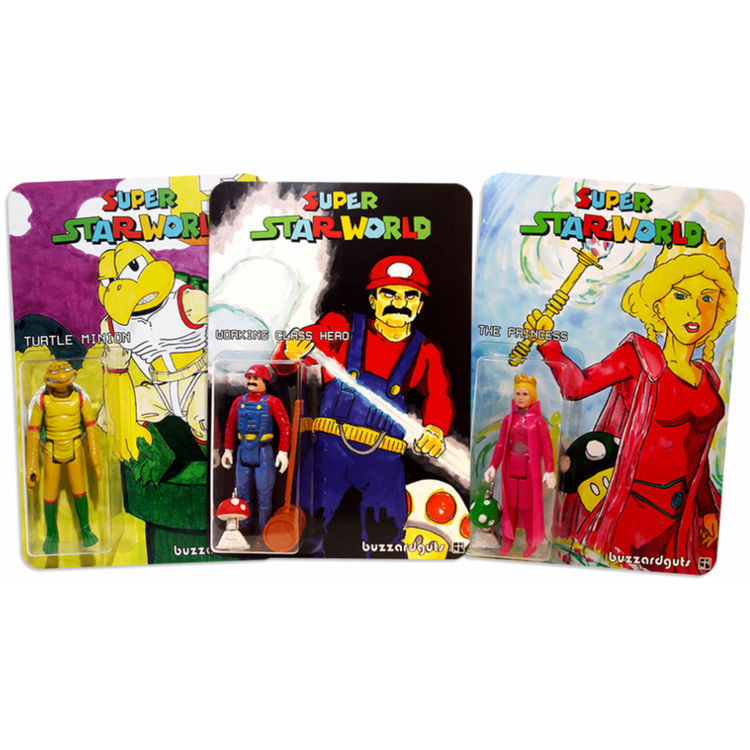 Super Star World: Working Class Hero, Princes, & Turtle Minion (Set) by Buzzard Guts