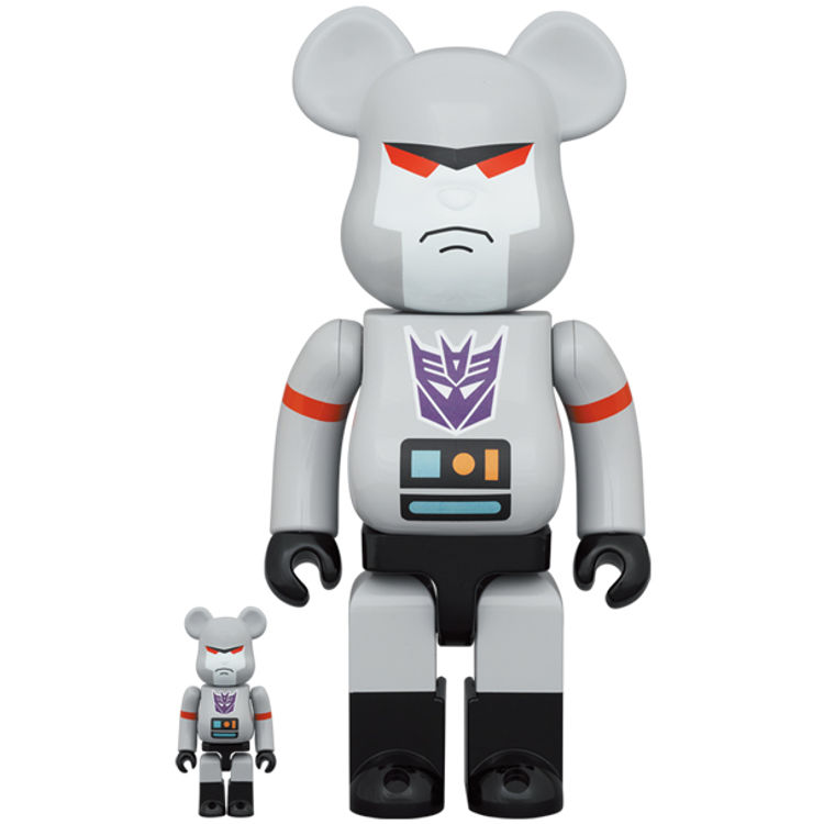 100% + 400% Megatron : Transformers Be@rbrick (Set) by Hasbro