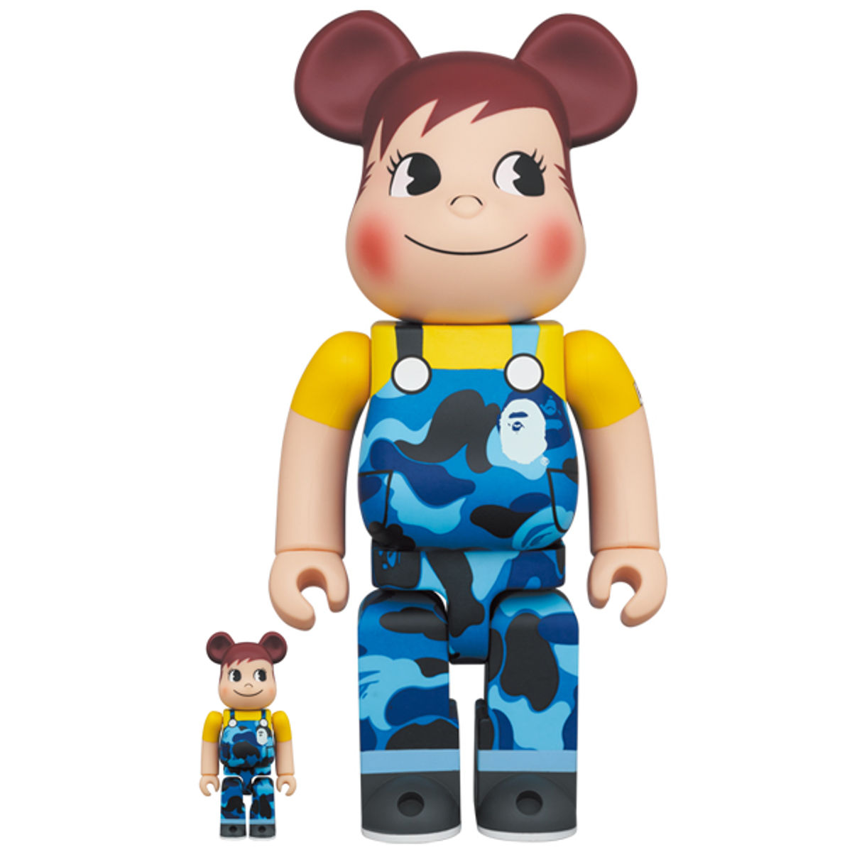 100% + 400% BAPE x Peko-chan Bearbrick (Set)