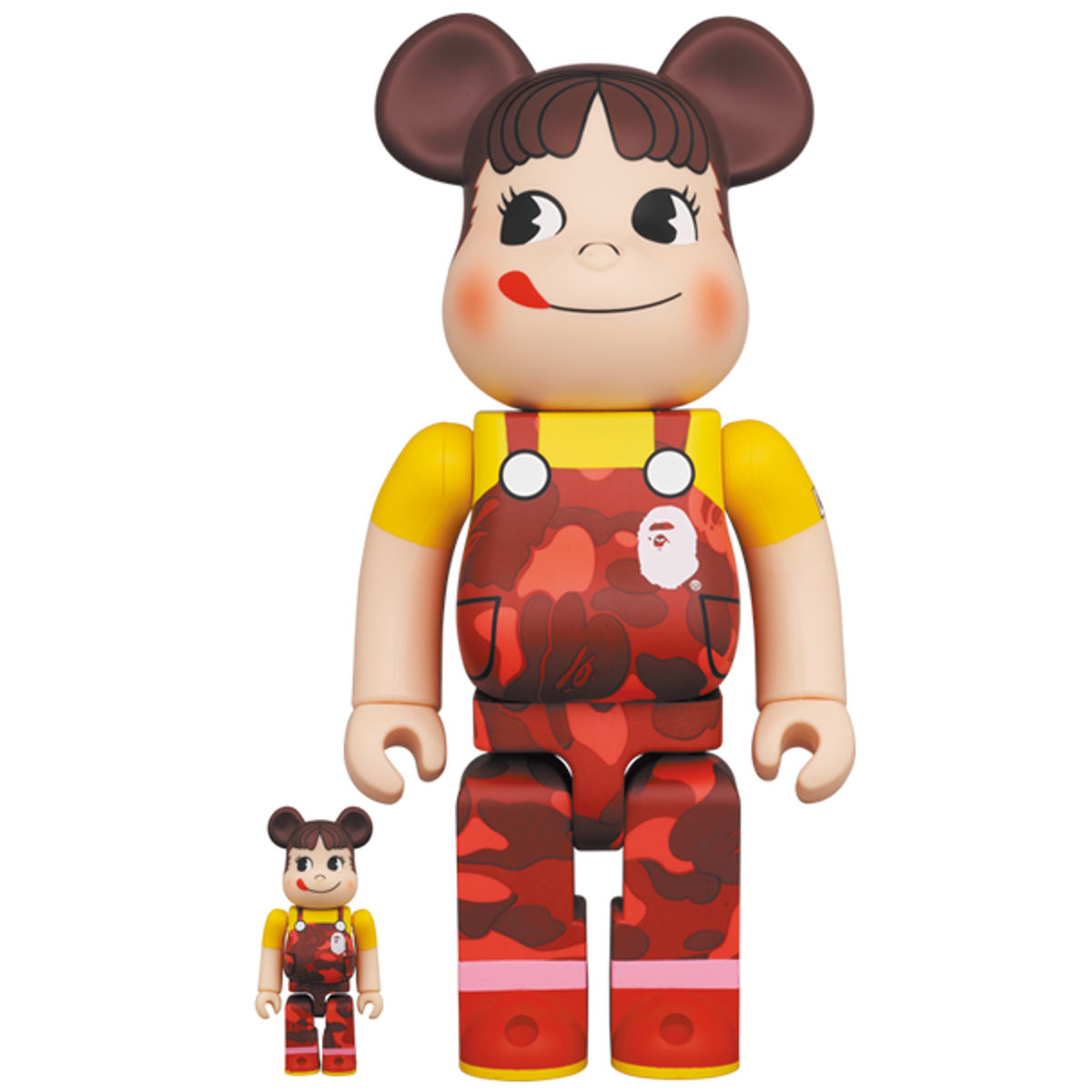 100% + 400% BAPE x Poco-chan Bearbrick (Set)