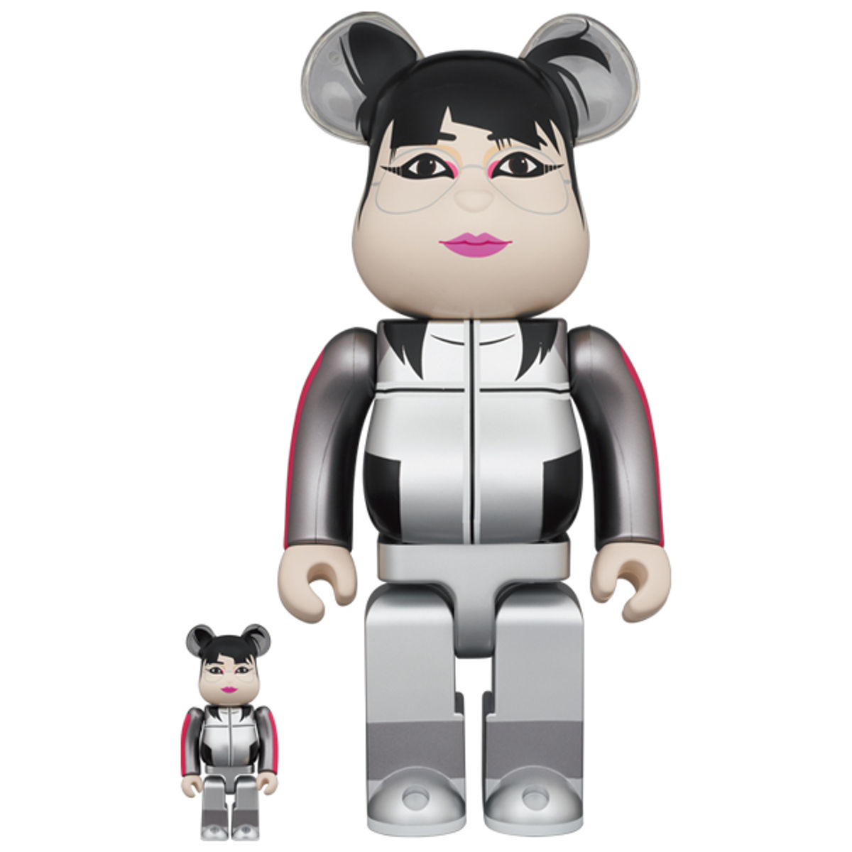 100% + 400% Hashiyasume Atsuko Bearbrick (Set)