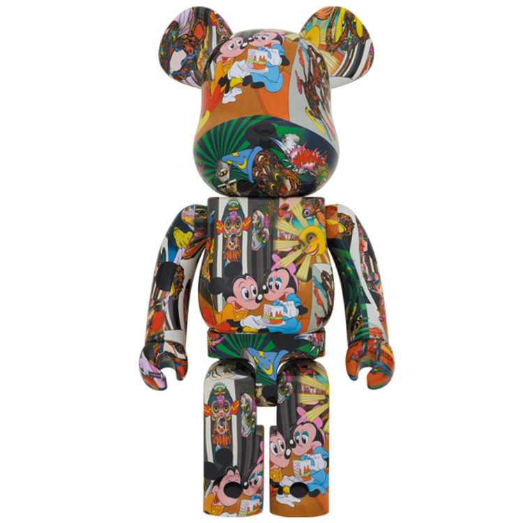 1000% Keiichi Tanaami Mickey Mouse Bearbrick by Disney