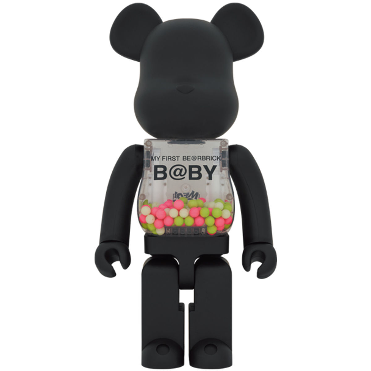 1000% GID Matte Black My First B@by Bearbrick