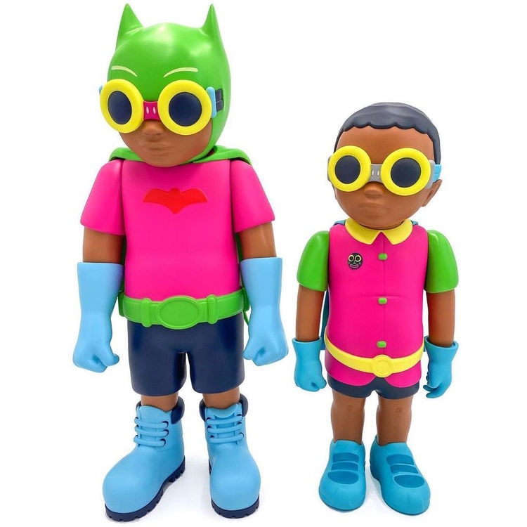 Flynamic Duo : Batboy & Sparrow (Set) by Hebru Brantley