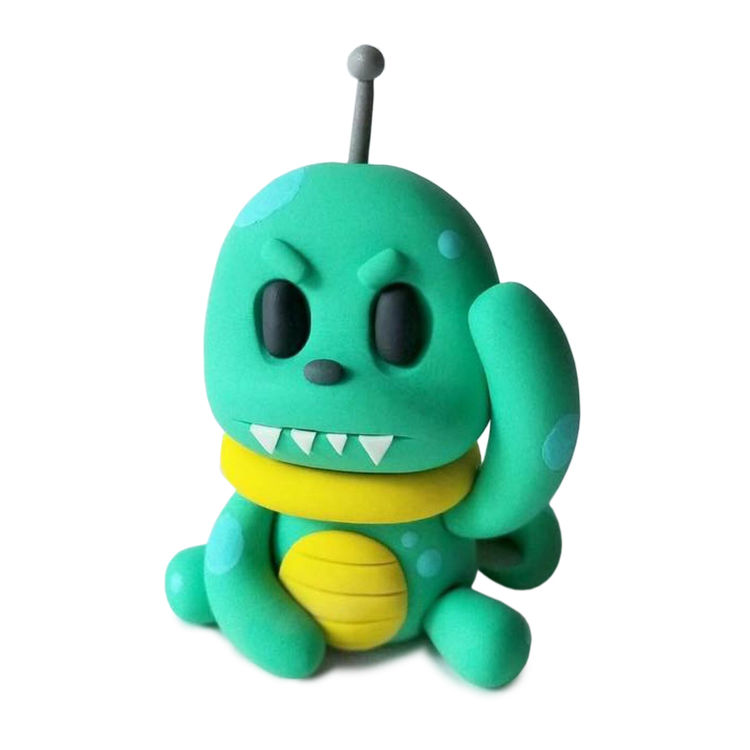 Alien Commander (Martian Toys mascot) by Little Lazies (Leah Williams)