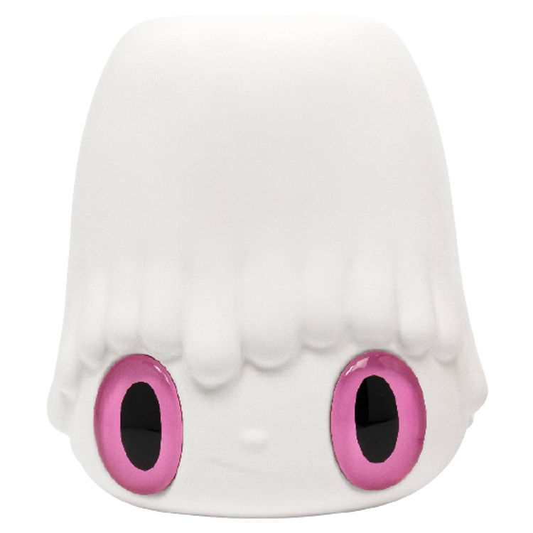 White with Pink Eyes Pop Top Flower Vase by Javier Calleja