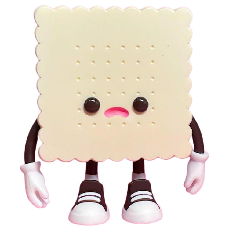 Vanilla Square Cream Biscuit Boy by MUUKTOY