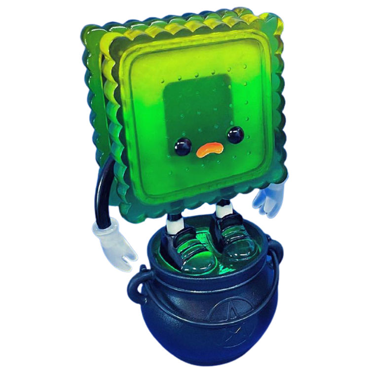 Clear Square Cream Biscuit Boy by MUUKTOY