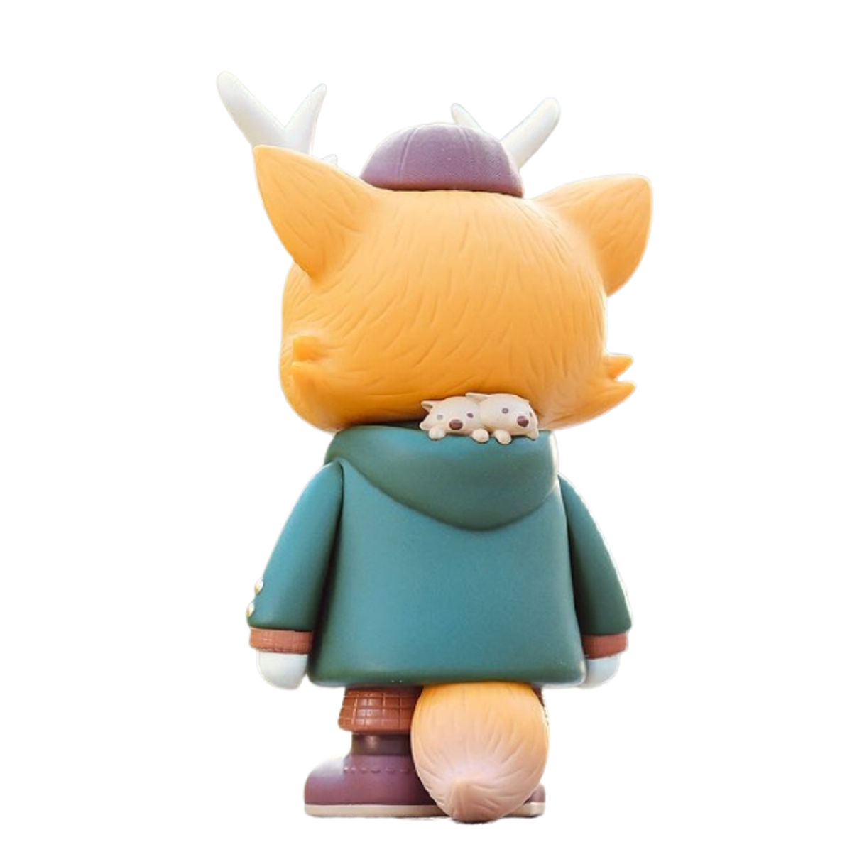 Green Coat Timothee - The Fox with Antlers