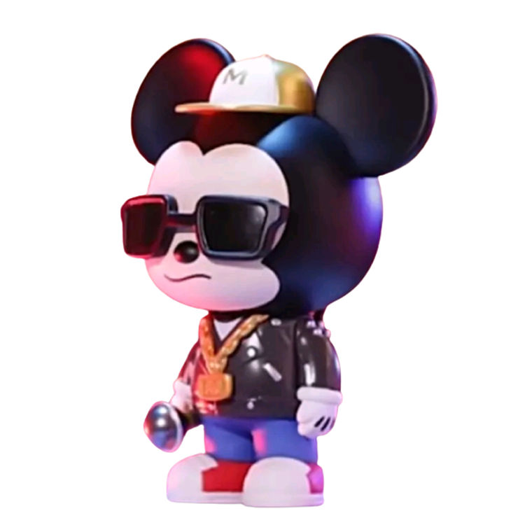 Rock Mickey (Secret Figure) by POP MART