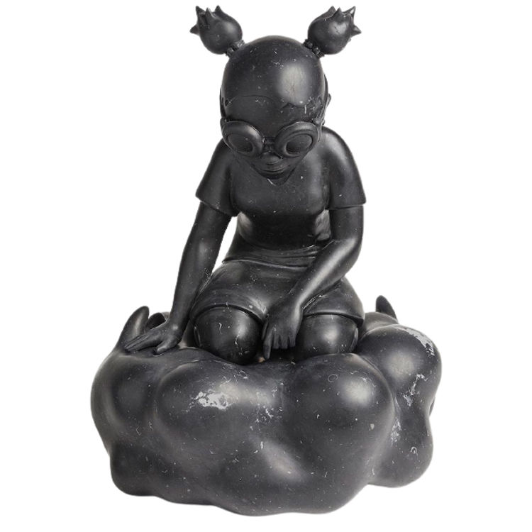 Black Marble Gaia by Hebru Brantley