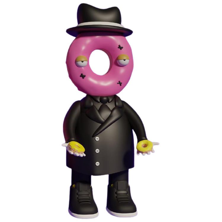 Black : The Donut Man by Khris Vandal