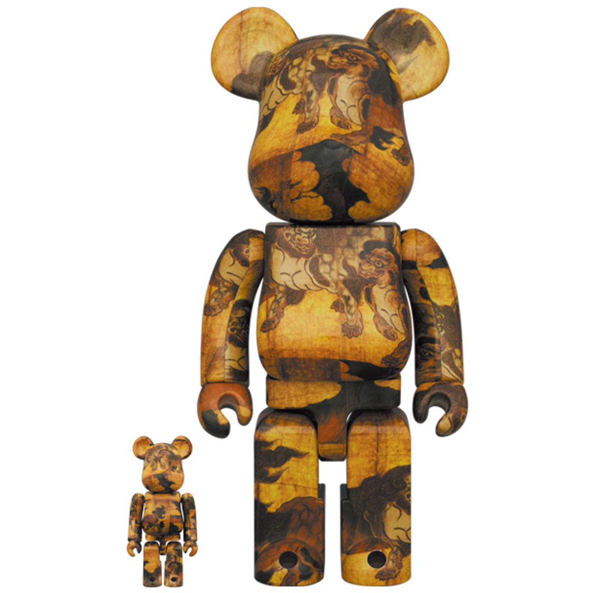100% + 400% Chinese Lions Bearbrick (Set)
