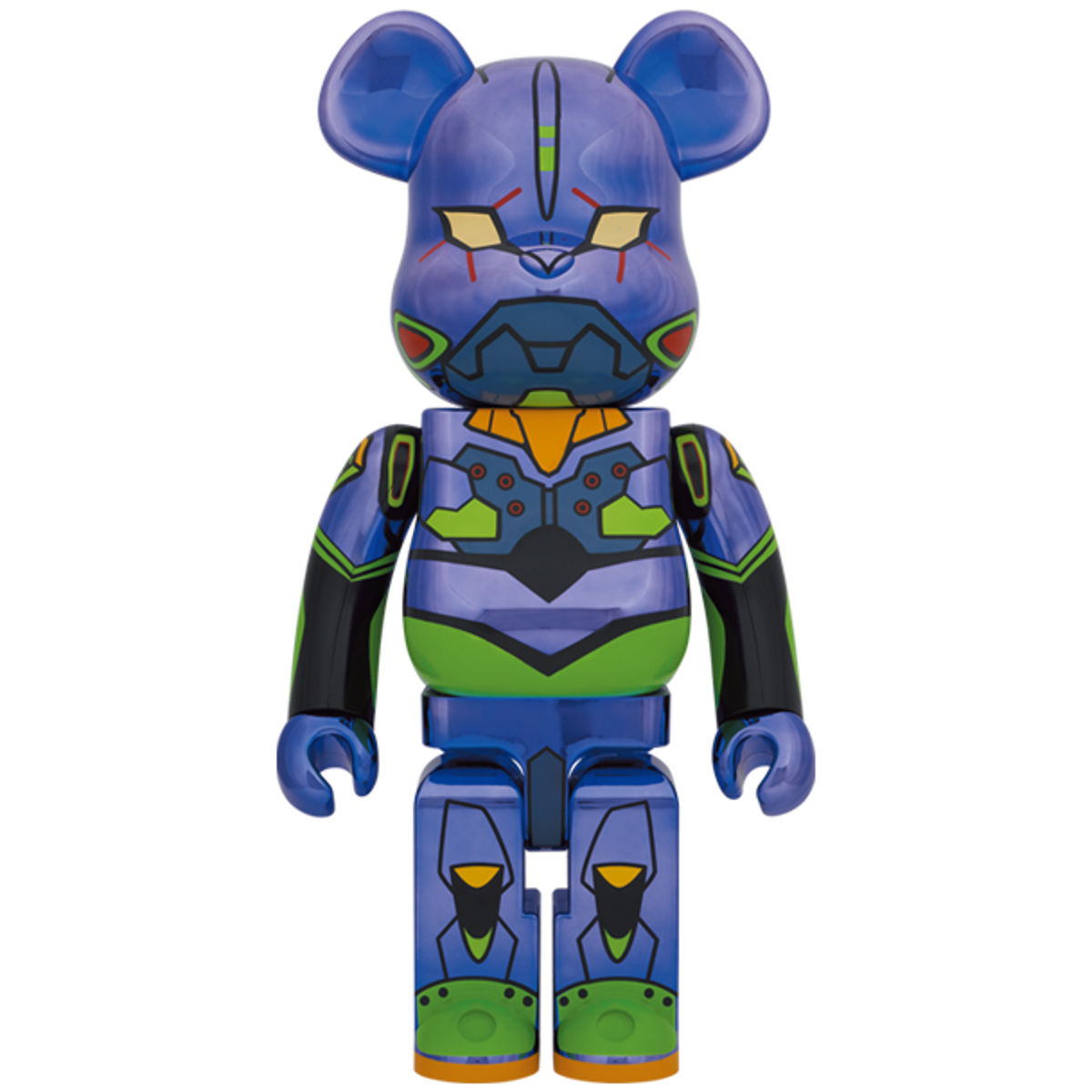 1000% Chrome Evangelion Unit 1 Be@rbrick