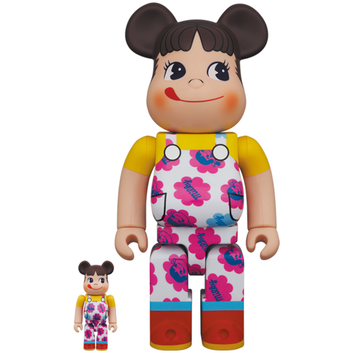 100% + 400% 70th Anniversary Milky Peko-chan Be@rbrick (Set)