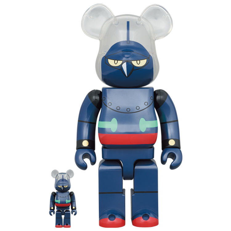 100% + 400% Tetsujin 28-Go Bearbrick (Set) by Mitsuteru Yokoyama