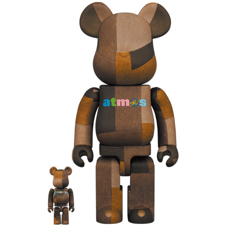 100% + 400% Atmos x Sean Wotherspoon Be@rbrick (Set) by Atmos