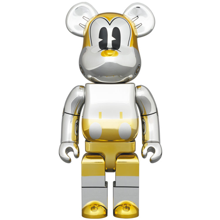 1000% Gold Future Mickey 2021 Bearbrick by Disney