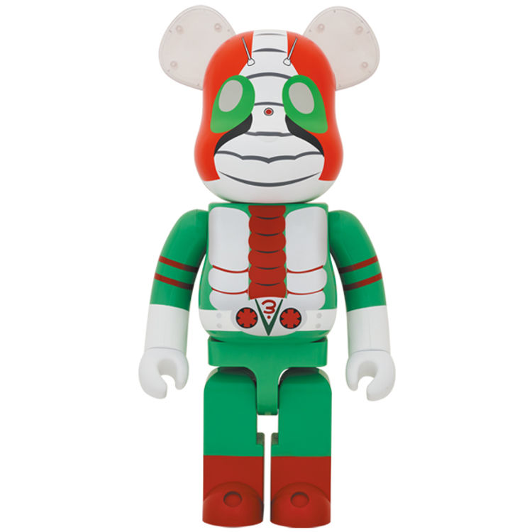 1000% Kamen Rider V3 Bearbrick by Shotaro Ishinomori