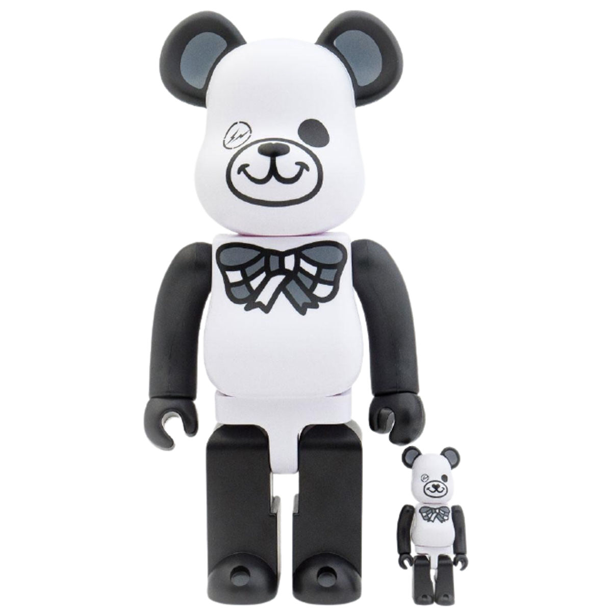 100% + 400% White Free Masonry Be@rbrick (Set)
