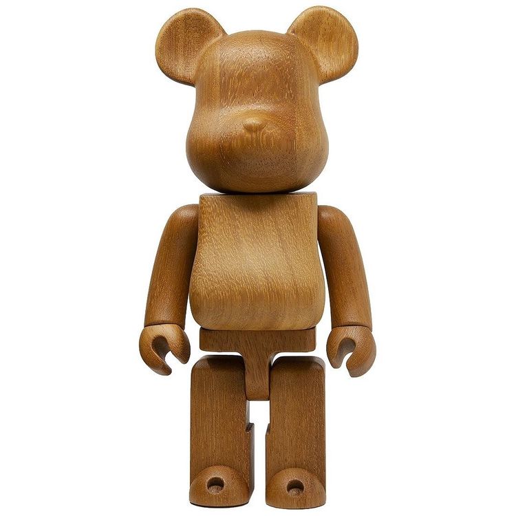 400% Iroko Karimoku Bearbrick by Karimoku
