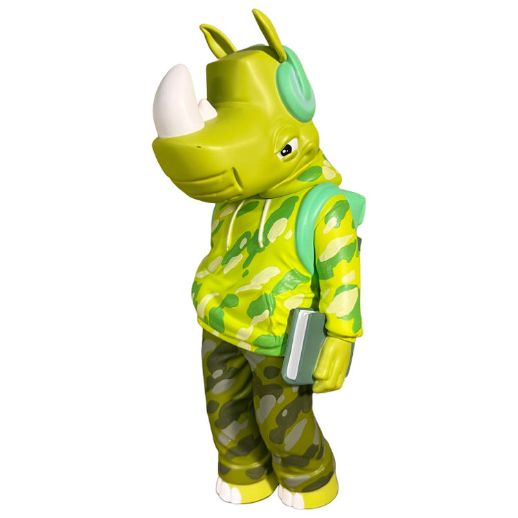 Camo Jungle Rumpus Rhino by Scribe (Donald Ross)