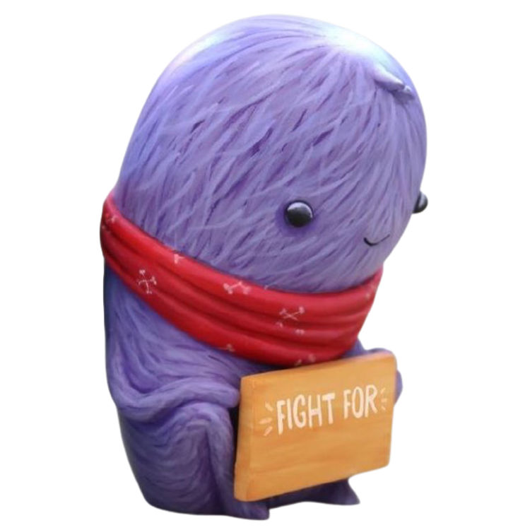 Purple Fight For by Sr. Papá Chango