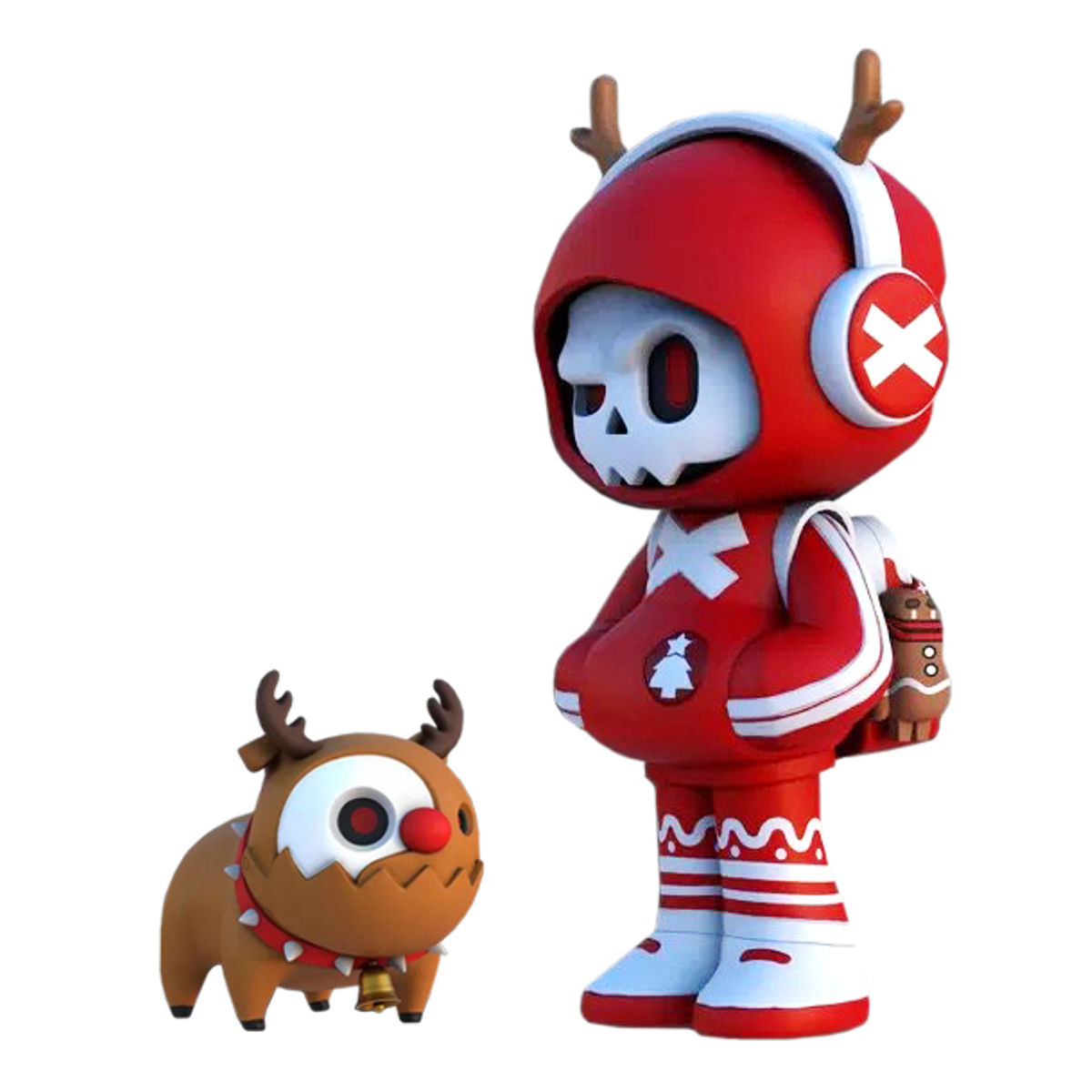 Mr Bone Christmas Red Set