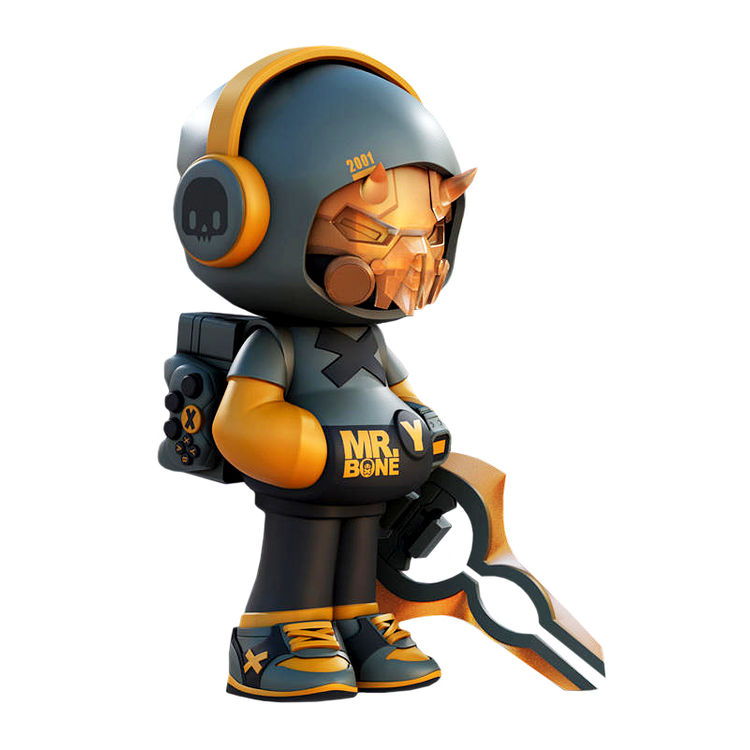 2001 Mr Bone Game Man (No. 128) by D.A.T. Studio