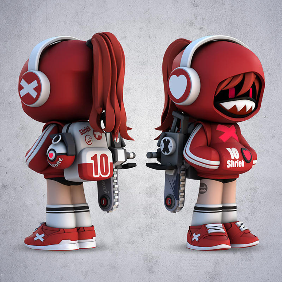 Mr Bone Shriek Valentine (Mr Bone x Shriek)