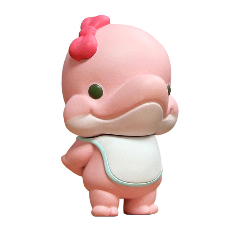 Pink Mini Dolphin Girl by Momoco Studios