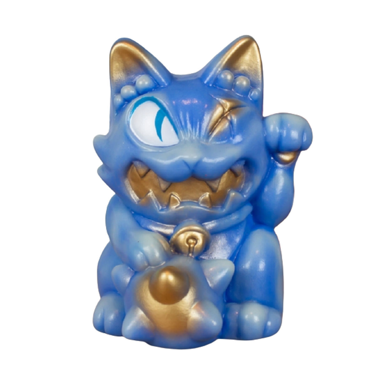 Blue Marble Golden Oni Maneki Wananeko